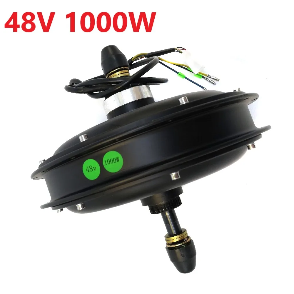 

EVFITTING E-bike Snowbike Motor 48Volt 1000W Brushless DC Hub Motor for Rear Wheel Fatbike 170mm Dropout