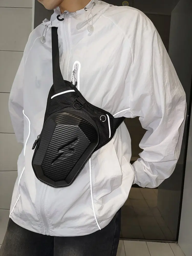 

Military Molle Leg Pack, Motorcycle Riding Thigh Bag, Unisex Reflective Crossbody Bag for Outdoor Adventures