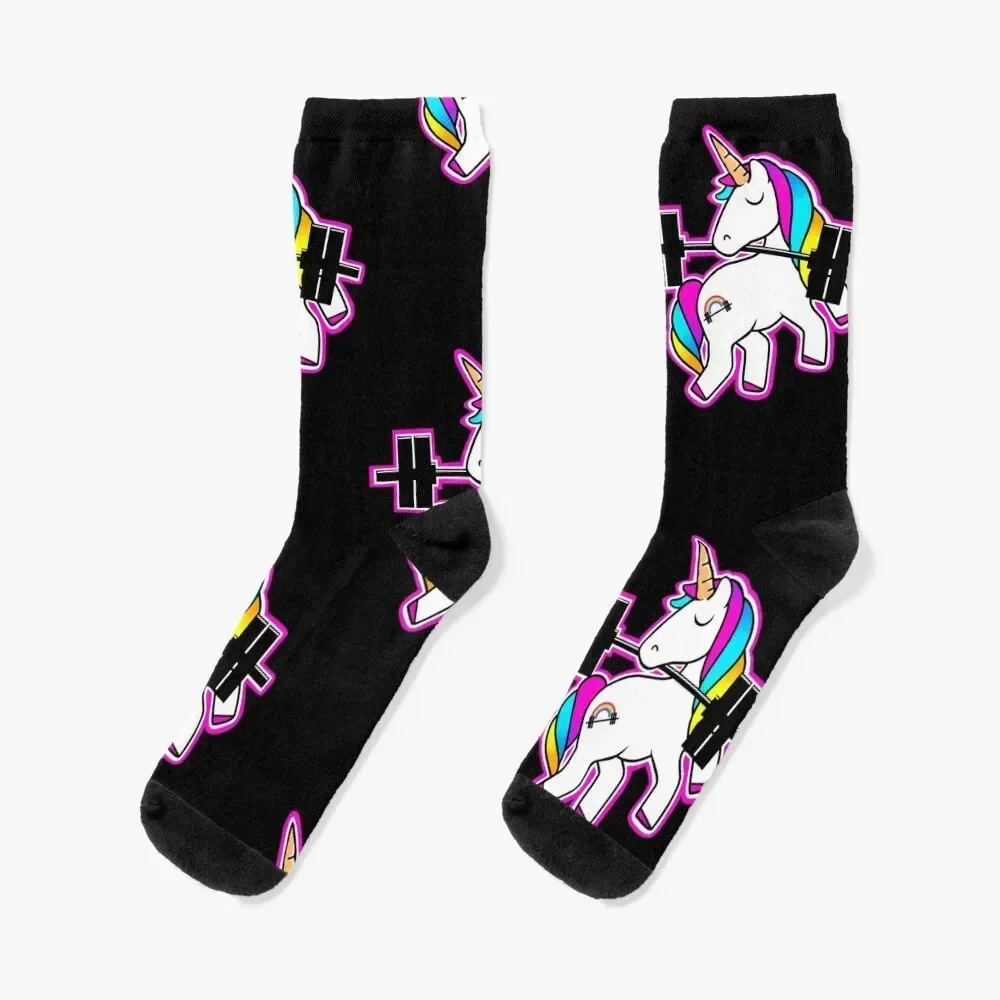 

Fitness Funny / Unicorns don't believe in cardio Socks designer cute cool fashionable Socks Woman Men's