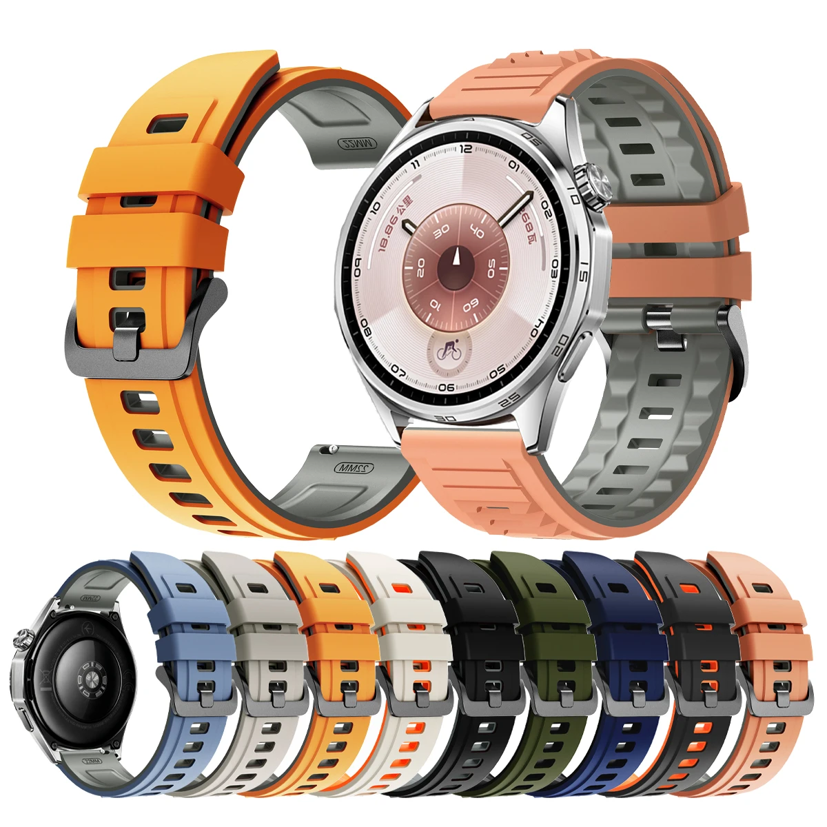 22Mm Silicone Strap… - image