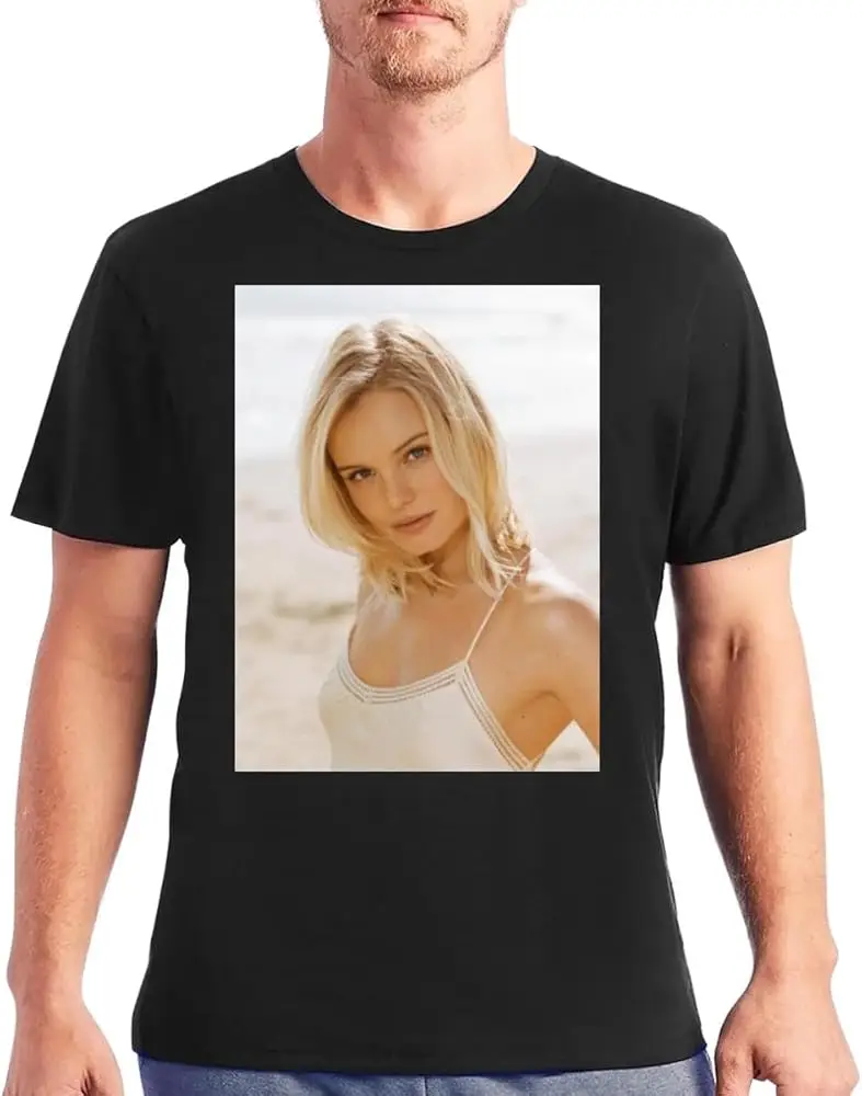 Kate Bosworth - Men's Crewneck T-Shirt TNW s High Quality 100%Cotton Short Sleeve