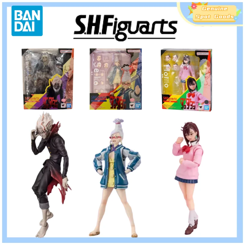 

Genuine Bandai DAN DA DAN SHF OKARUN SEIKO MOMO Anime Action Figures Model Figure Toys Collectible Gift for Toys Hobbies Kids