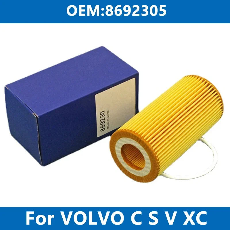 

Car Oil Filter Kit 8692305 For VOLVO C30 C70 V40 V50 V70 S40 S60 S80 XC60 XC70 XC90 D3 D5 T4 T5 AWD Engine High Flow Intake