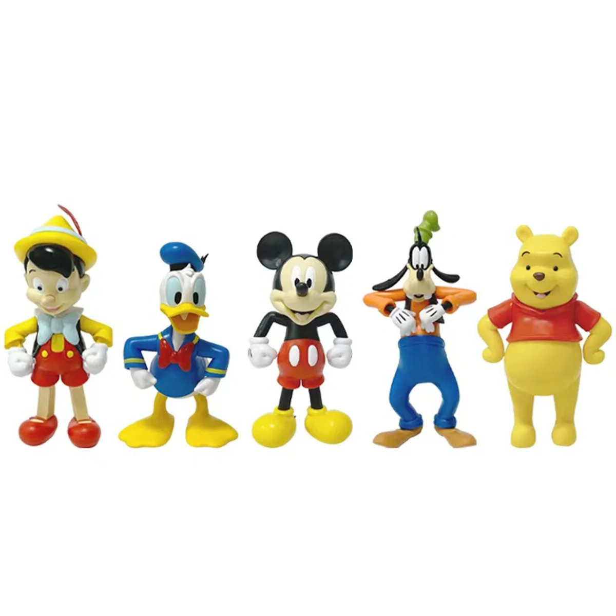 Muñeco de dibujos animados con figura Goofy Pinocchio
