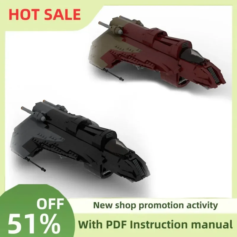 New 876Pcs Famous Star Battle Movie Moc G1-M4-C Dunelizard Fighter Model Diy Creative Ideas Kid Toy Birthday Gift Custom Puzzle