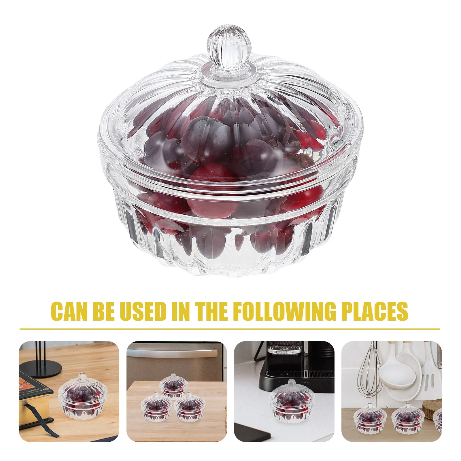 

Acrylic Snack Box Dried Fruit Container Nuts Storage Party Accessory Wedding Holder Food Grade Material Herb Tea Peanut