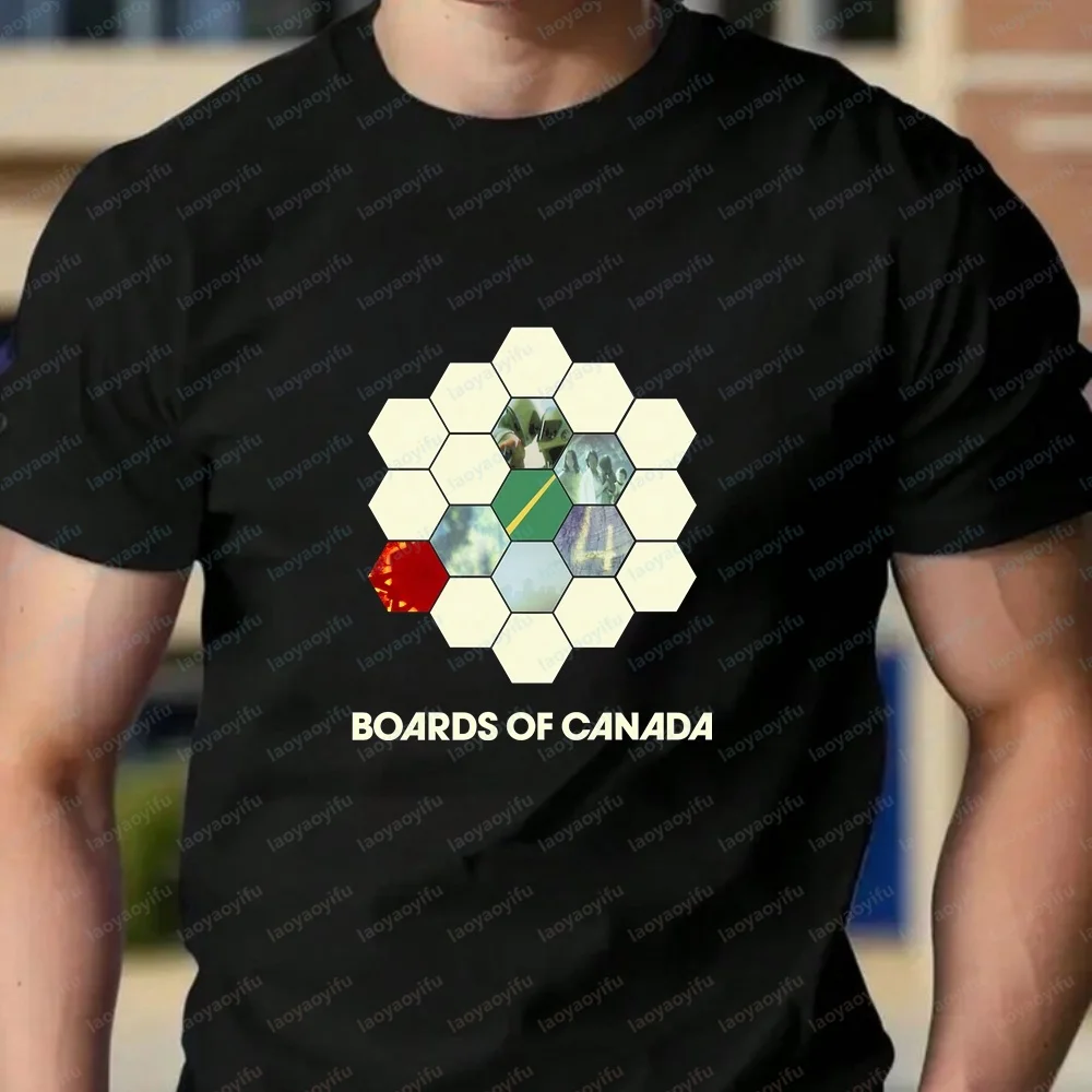 .New Style Tops and T-shirts: Boards of Canada (BoC) Short-sleeved Shirts Suitable for Both Men and Women. Comfortable T-shirts.