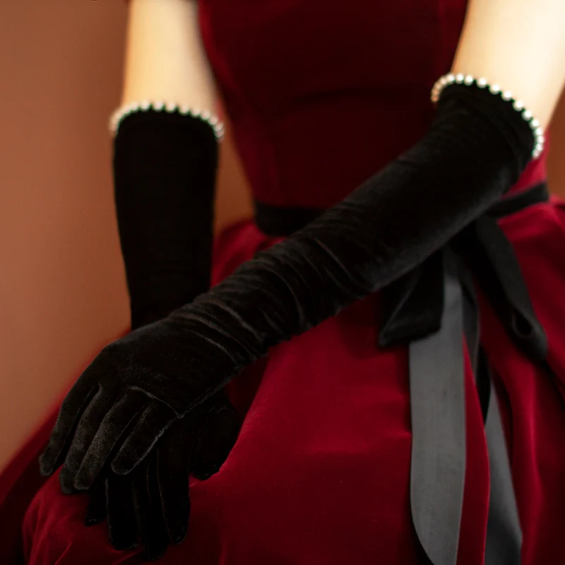 guanti-da-sposa-con-perline-con-cucitura-estesa-in-velluto-nero-oro-guanti-da-sposa-che-coprono-il-braccio