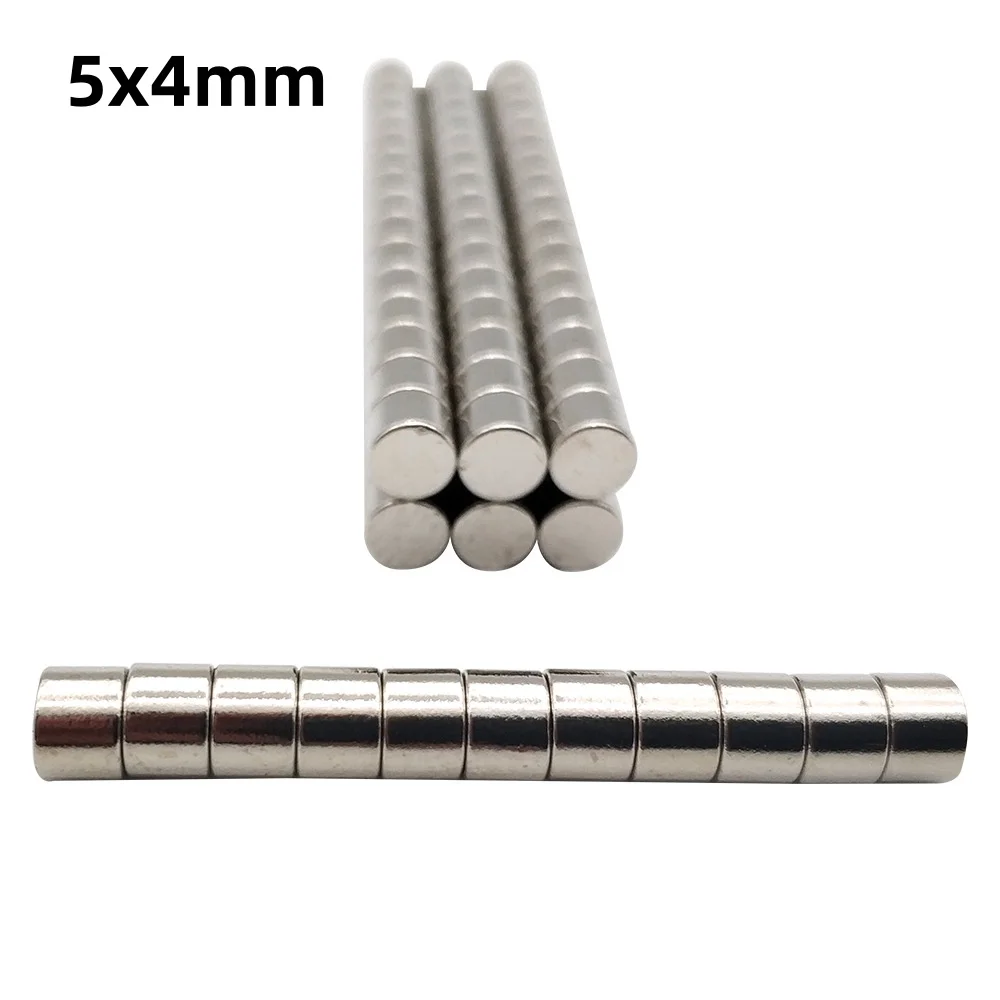Ímã de cilindro forte 5x4mm 5mm * 4mm ímã redondo 5x4mm mini ímã pequeno 5*4mm para geladeiras domésticas, escritórios diy