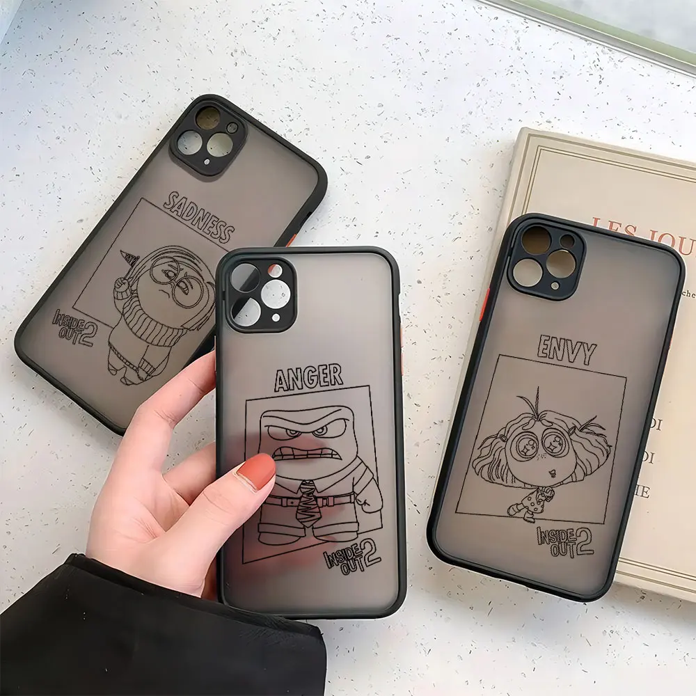 Hot Inside Out 2 Disneys Phone Case For Xiaomi Mi 12T 12 11T 11 10T 10 A1 A3 Lite POCO M4 M3 F5 F4 F3 X5 X4 X3 C40 GT NFC Pro 5G