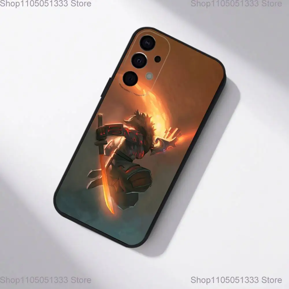 حافظة هاتف D-Dota 2 الرائعة لهاتف سامسونج S25، S24، S21، S22، S23، S30، Ultra، S20، Plus، Fe، Lite، 5G غطاء أسود