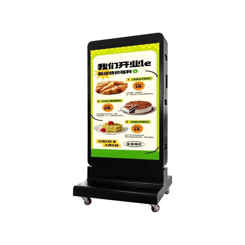 Outdoor LED mobile advertising machine, vertical poster electronic screen