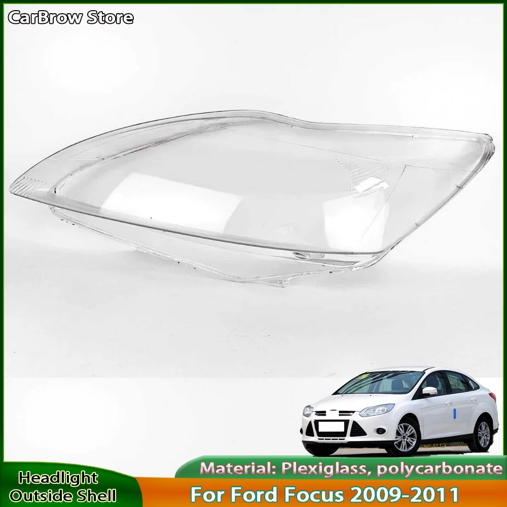 

Headlight Shell For Ford Focus 2009 2010 2011 Headlamp Cover Transparent Lampshade Lamp Shade