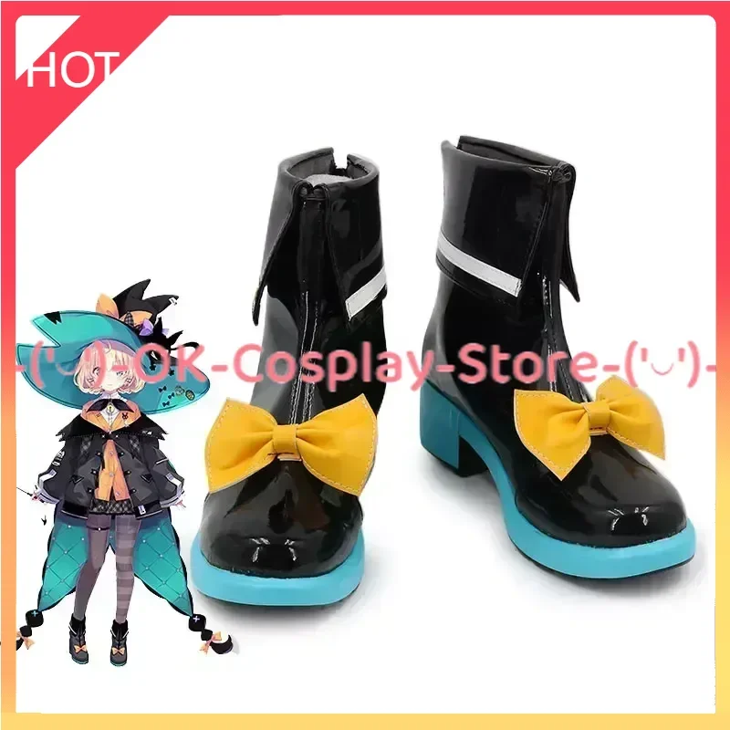 Millie Parfait Cosplay Shoes Vtuber Cosplay Props PU Leather Shoes Halloween Carnival Boots Custom Made