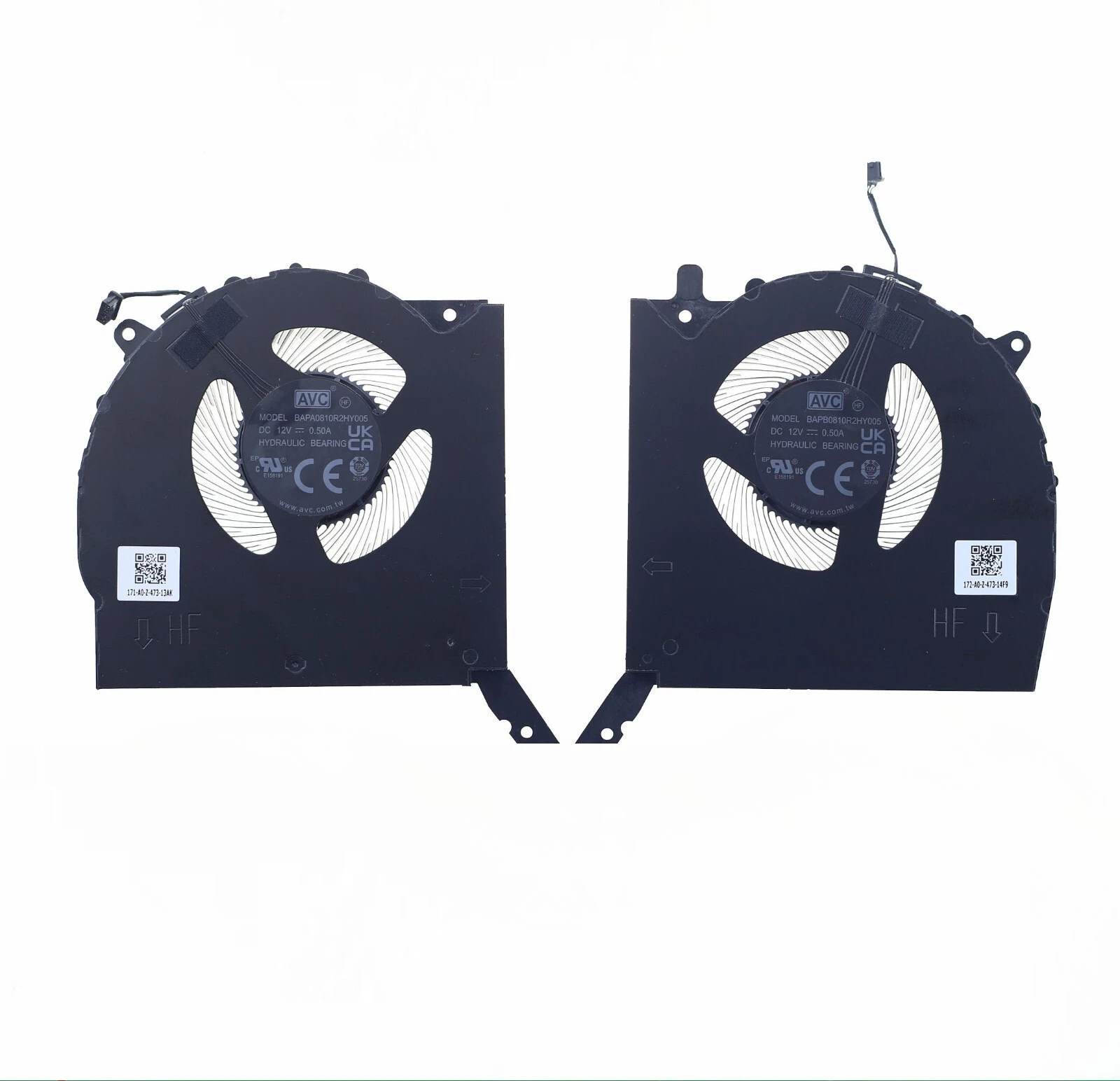 Laptop Cooling Fan for AVC BAPA0810R2HY005 BAPB0810R2HY005 DC12V 0.5A