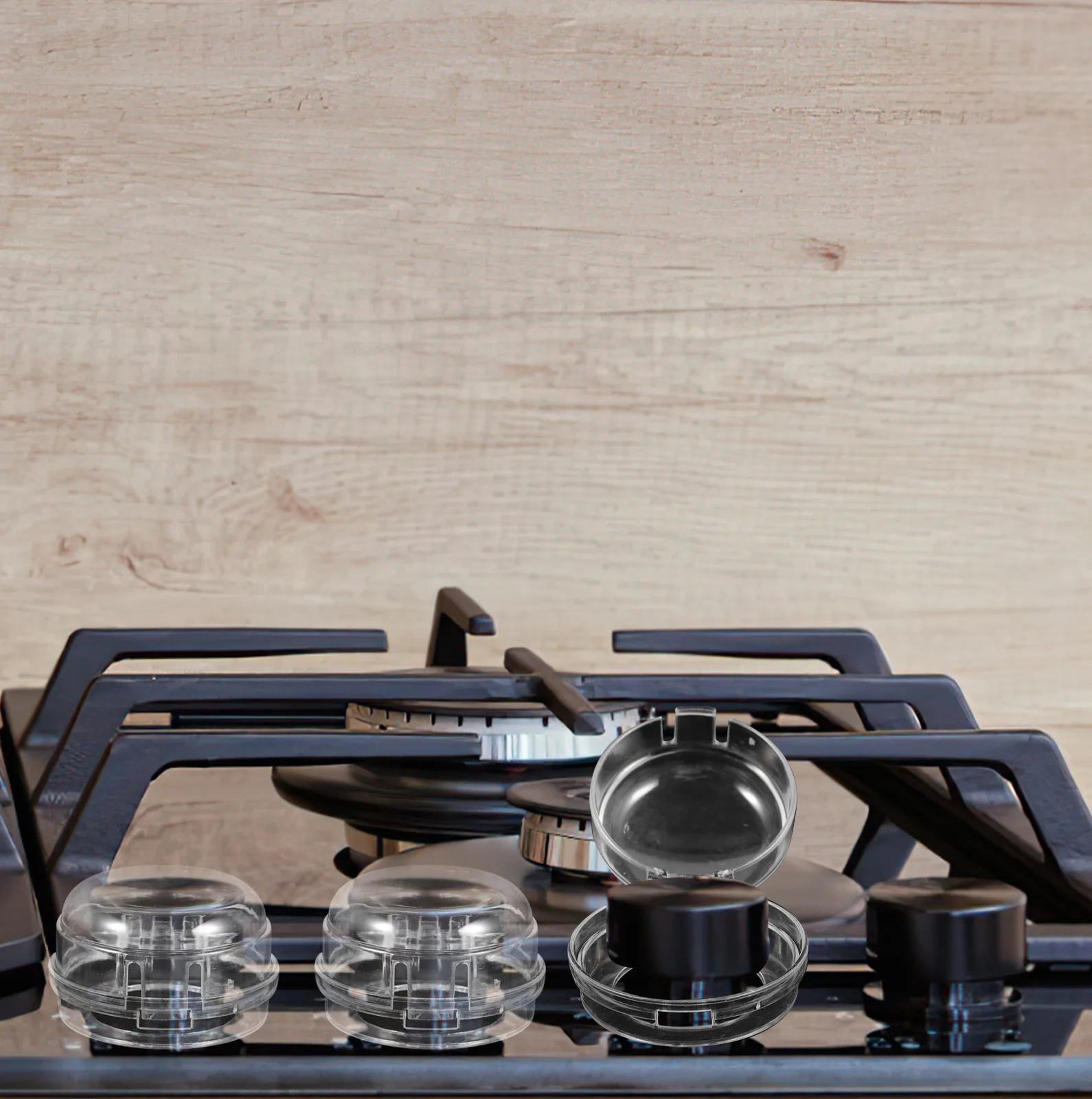 

6 шт. чехлы на ручки для безопасности детей, прозрачные, простая установка, без инструментов, универсальные, подходят для газовой плиты, духовки, стиральной машины, мультиприборов