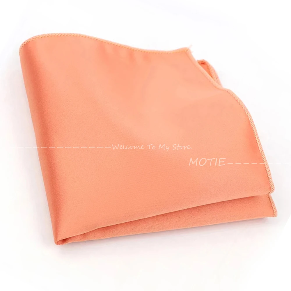 Nouveau mouchoir Macaron couleur unie Hanky pour hommes d'affaires décontracté poche carré mariage Hanky poitrine serviette costume accessoire cadeau