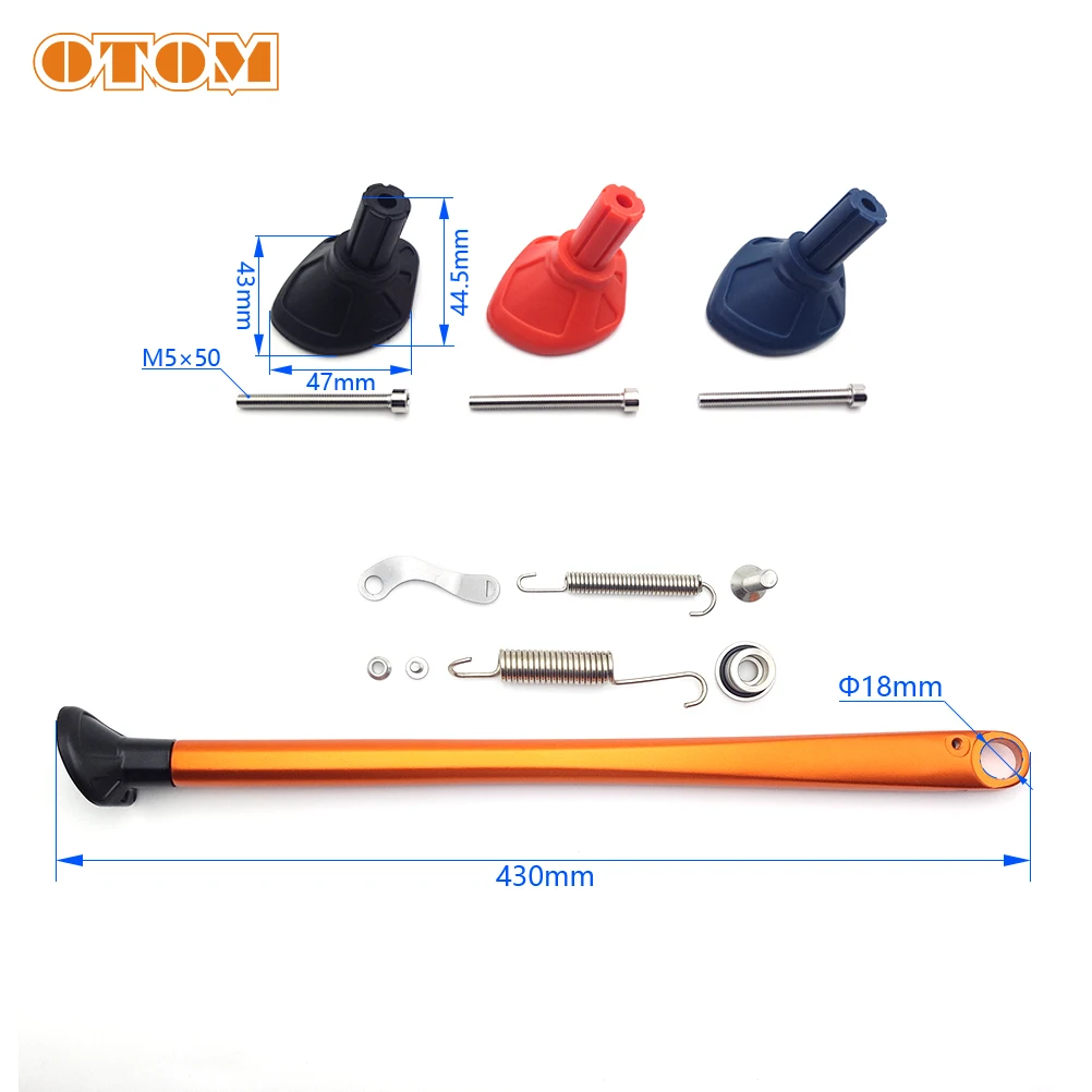 

OTOM 2017-2023 Боковая подставка для мотоцикла, подставка для парковой пружины, базовый комплект, кронштейн Footreat для KTM HUSQVARNA GASGAS EXC EXCF XC XCF FE