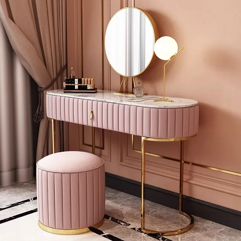 

marble dressing table Bedroom small apartment style makeup table modern simple modern makeup table