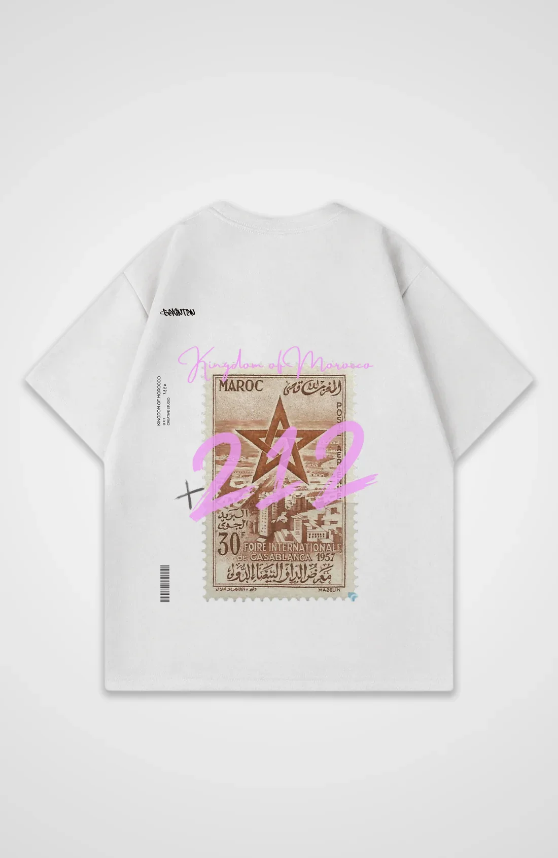 مملكة المغرب تي شيرت للرجال جرافيك تي شيرت بلايز ملابس رجالية قطن تي شيرت رجالي قمصان وتي شيرت Y2K جودة عالية #3