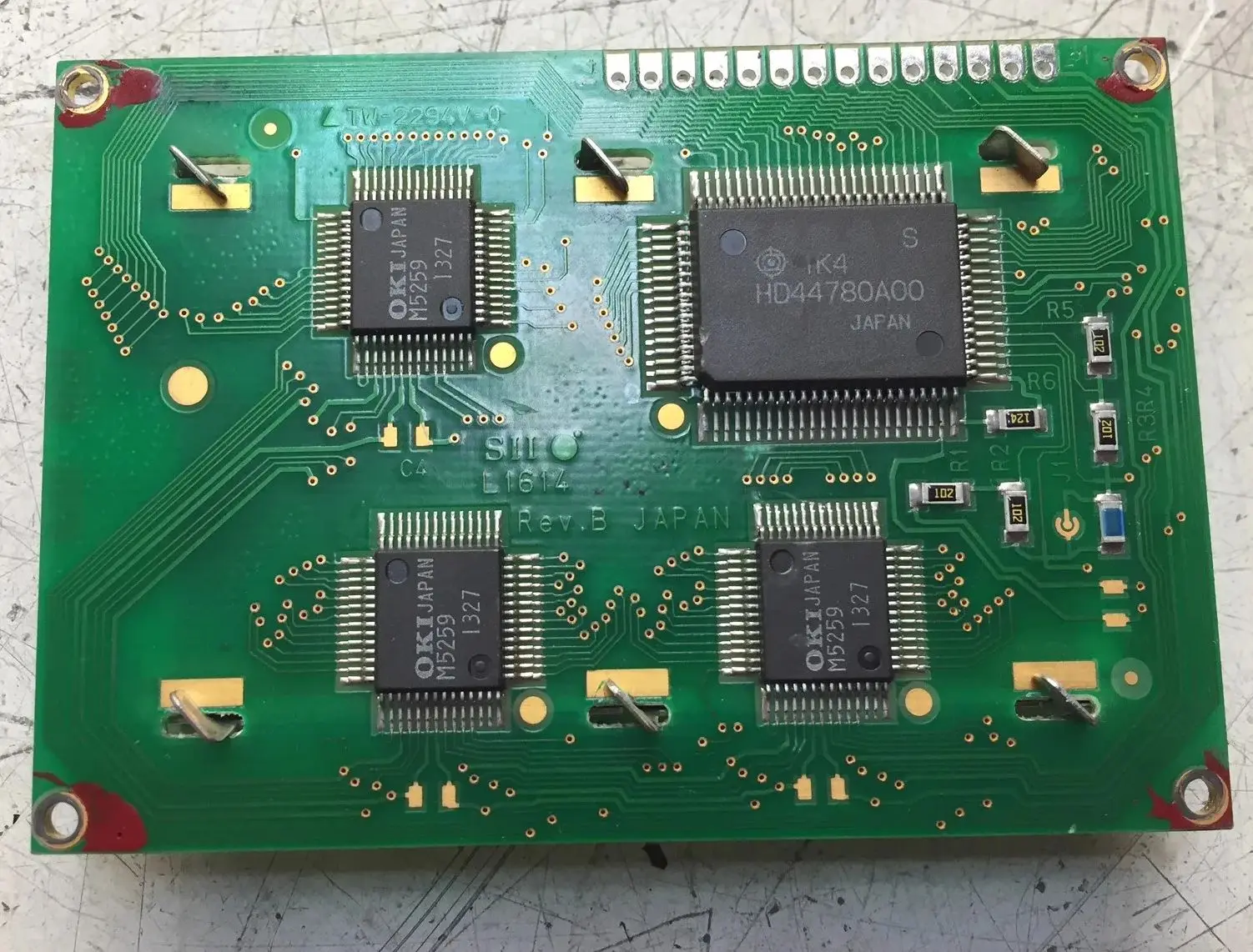 SII L1614 REV.B JAPAN LCD screen