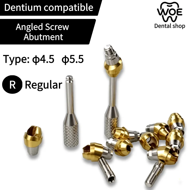 For Dentium SuperLine 15°/30° Multi Unit Angled Abutment CAD/CAM Custom Ti Base for Dental Lab OEM ODM Dental Fittings