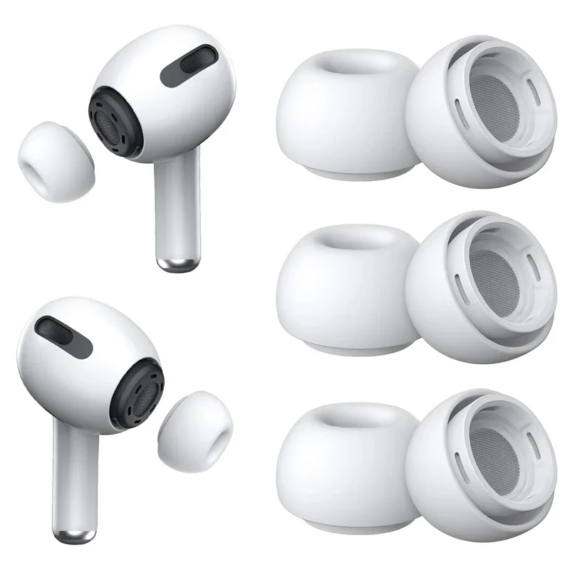 Untuk Airpods Pro 1/2 Gen Silikon Lembut Ujung Telinga Pelindung Earbud Penutup Bantalan Telinga untuk Apple Air Pods Pro 2 Aksesori Earcap