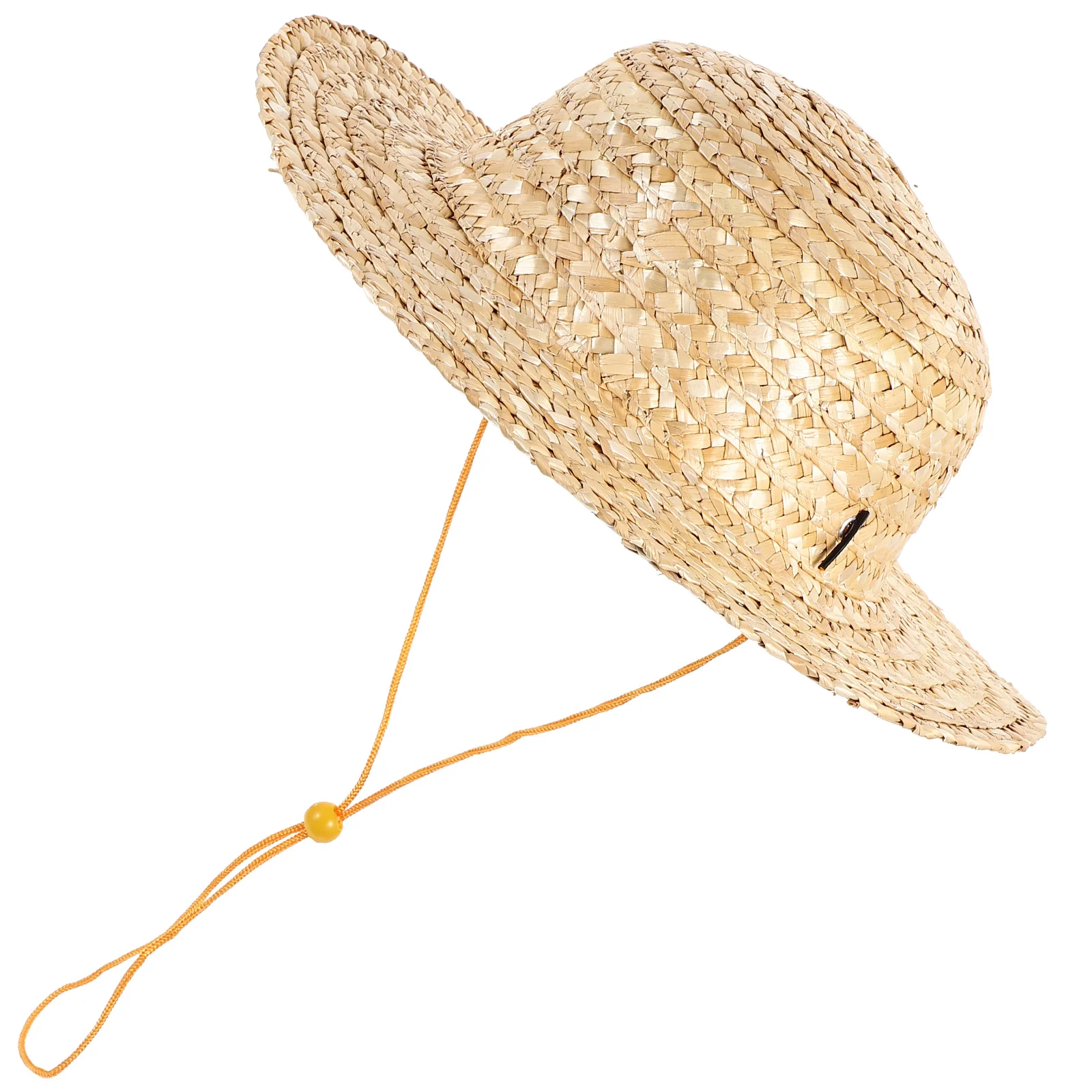 Straw Hat Beach Hats for Kids Fashionable Sun Protection Party Decorations Ornaments