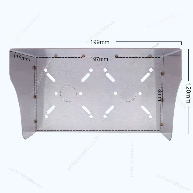 

Защитный чехол из нержавеющей стали для уличных розеток, контроллеров доступа, зарядных станций, с защитой от дождя, солнца и ударов.