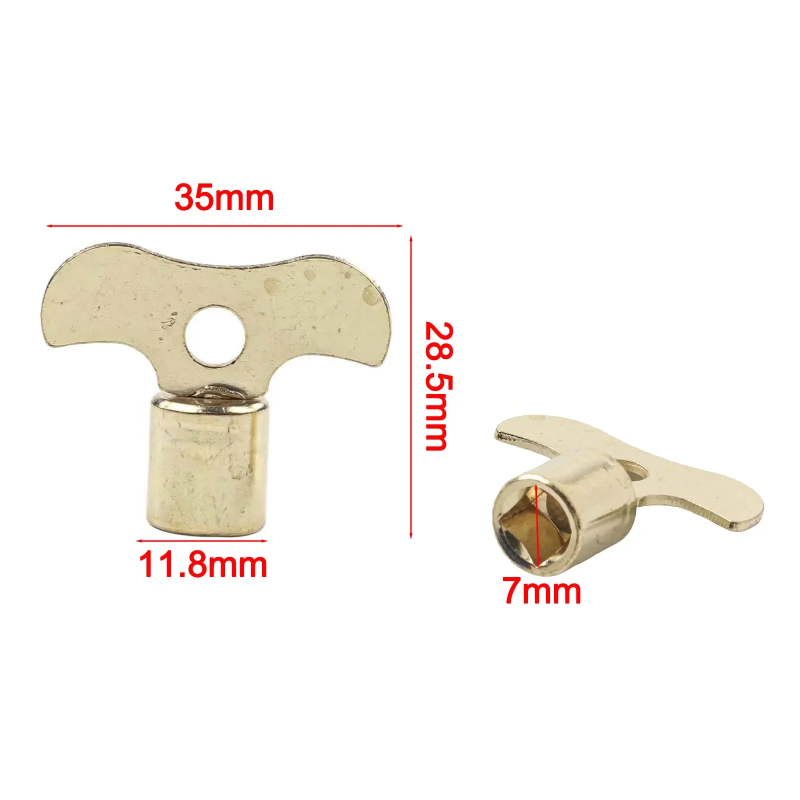 7mm Hose Union Bib Tap Key Only Switch For Outdoor Garden And Water Control Brass Plated For Compatible Metal Water Taps