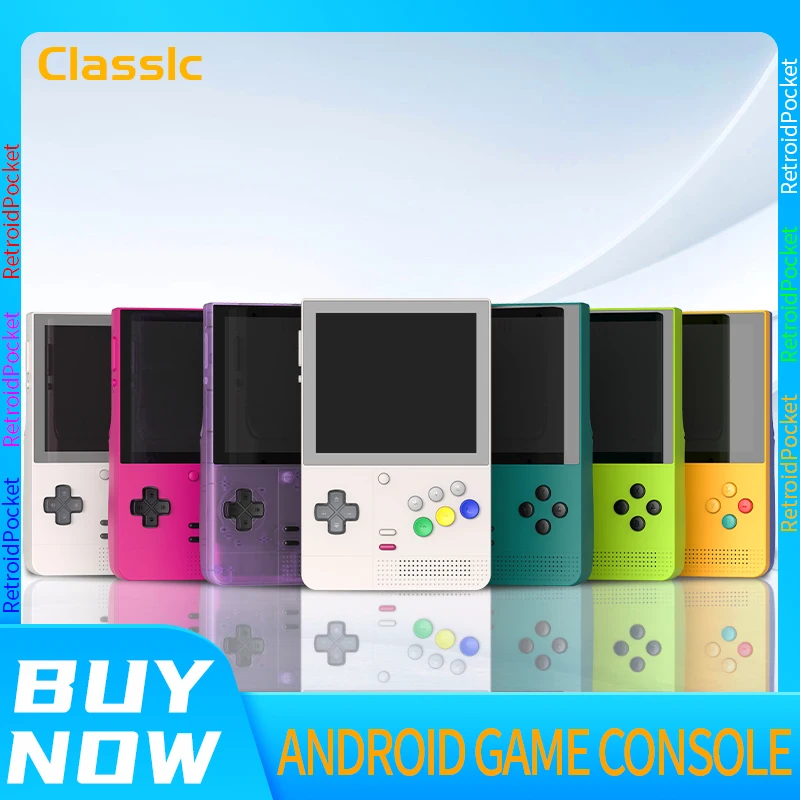 Retroid Pocket Classic Classic Retro Handheld Video Game Console 3.92 AMOLED Screen Android 14 PSP PS2 Games