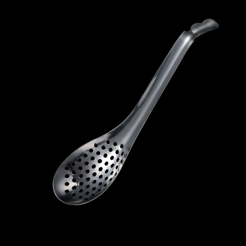 

4pcs Stainless Steel Caviar Colanders Slotted Spoons Kitchen Gadgets Food Grade Mirror Polishing Cooking Tools Pasta Strainers