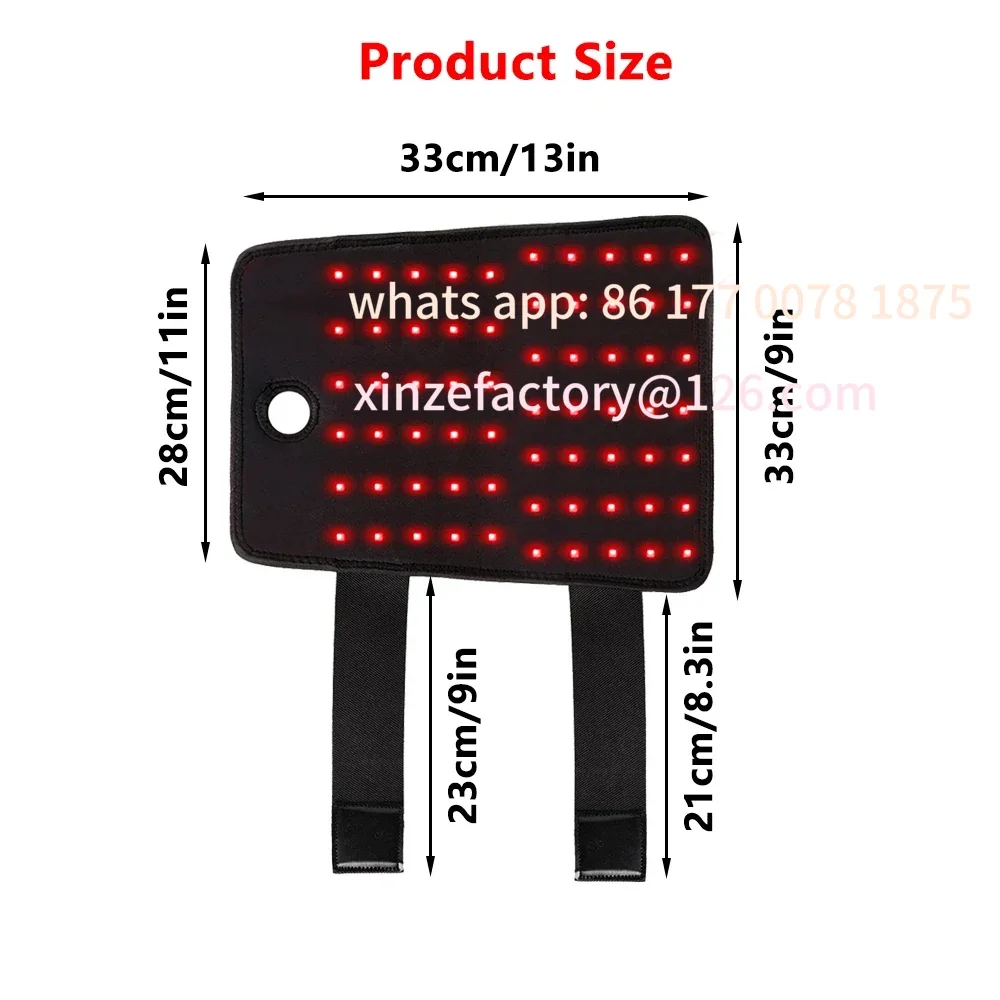 Customizable 660&850nm Red Light Pad for Wrist,Elbow Brace Joint Fatigue Relief Near Infrared Light Devices Pad Relief Relax