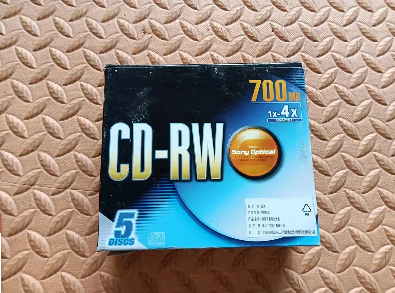 CD-RW 700MB 5 Discos