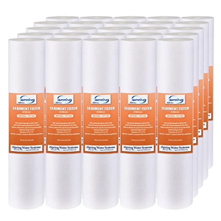 

x 2.5" Universal Multi-layer Water Sediment Filter Replacement Cartridges 25 Pack White