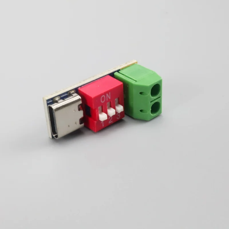 1/3/10-Piece PD Fast Charging Test Board 5-20V Adjustable PD Trigger Module USB Type-C 100W Power Supply Tester