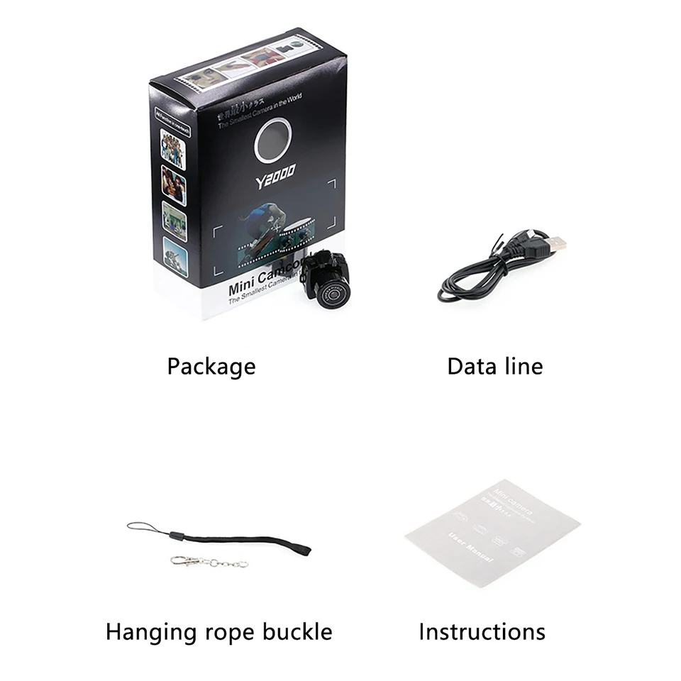 Mini Caméra Enregistreur Vidéo Portable, Petit Corps, Caméra Intérieure, Extérieure, Révélation DVR, Protection de Sécurité, Caméscope de permission