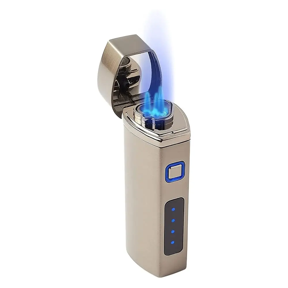 

Ailexpress Recommendation - Torch Lighter - Electric Lighters Rechargeable - Triple Jet Flame, Refillable Butane Torch Lighter -