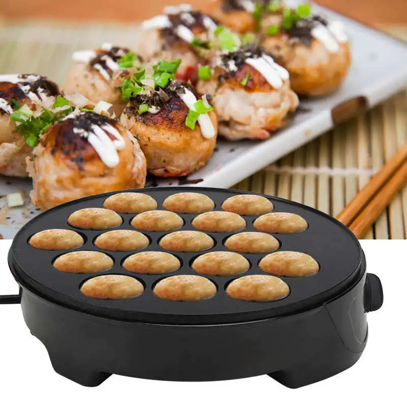 Household Takoyaki Machine Octopus Ball Mini Electric Baking Pan Breakfast Machine 220‑240V Household Supplies Baking Pan