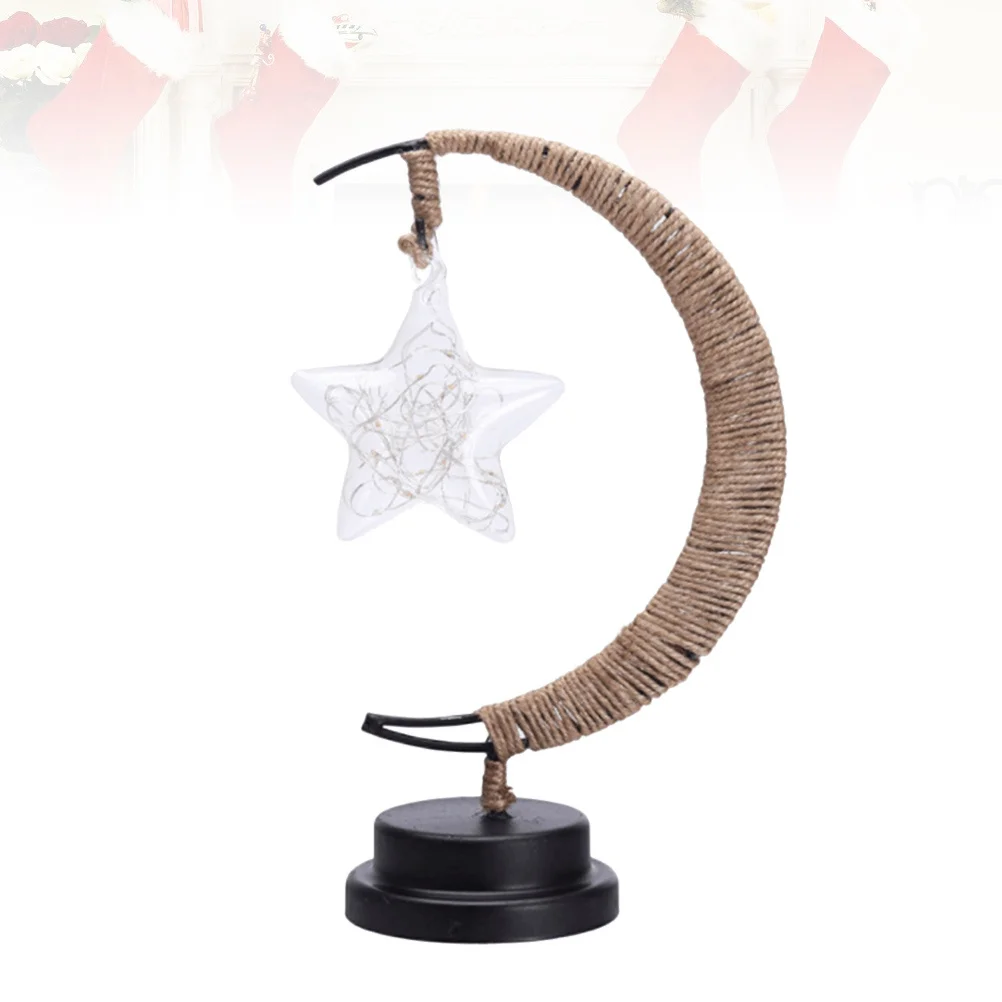 

Star Moon Night Light USB Rechargeable LED Lamp Creative Colorful Changing Lamp for Bedside Room Decoration