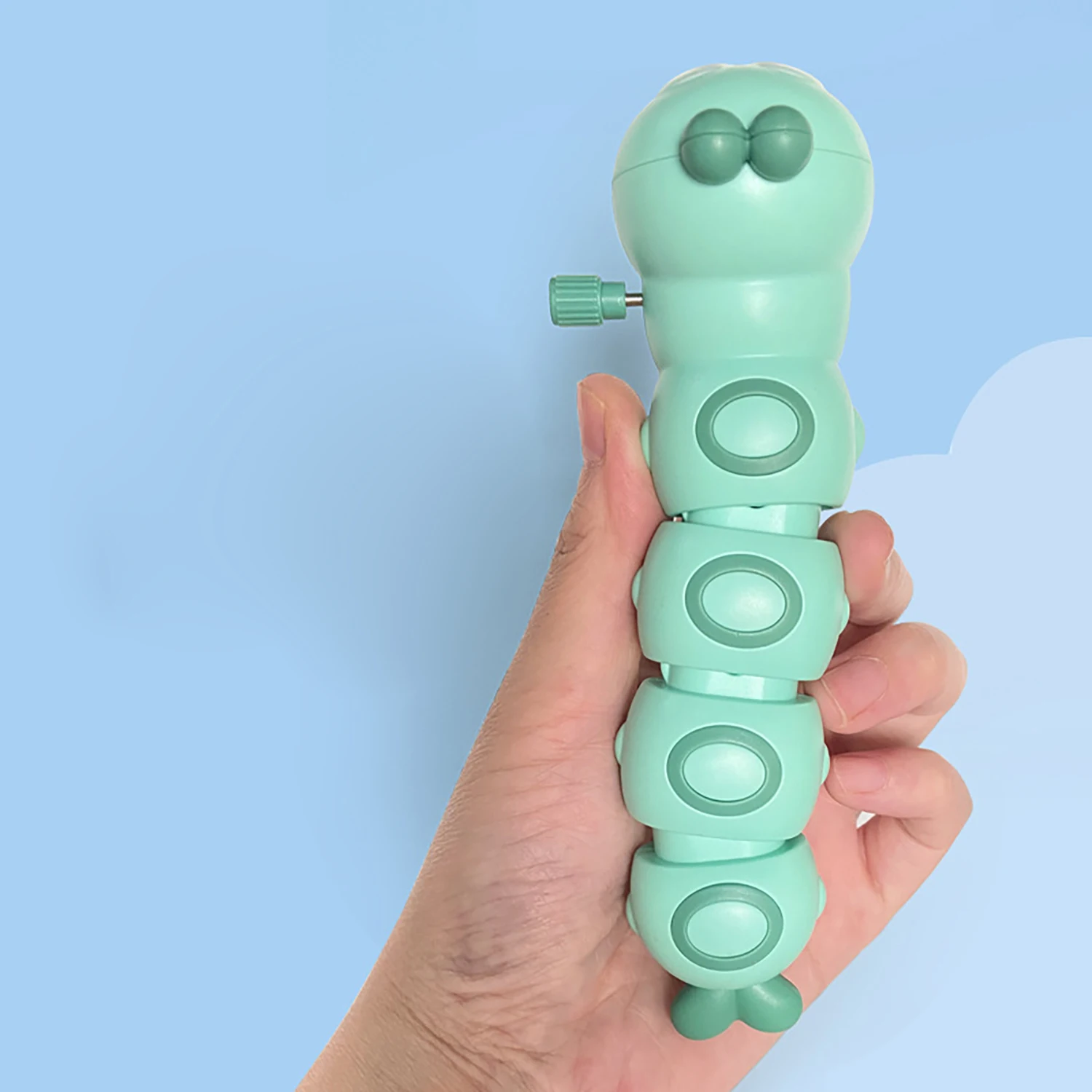 Clockwork caterpillar swinging toy, children's learning crawling parent-child interactive toy
