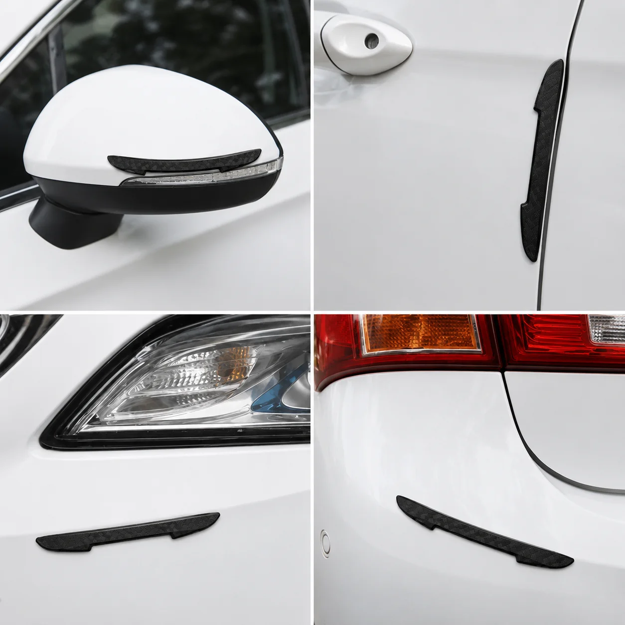 Universal Black Car Door Protection Edge Guard Trim Styling Moulding Strip Anti Collision Scratch Protector Stickers