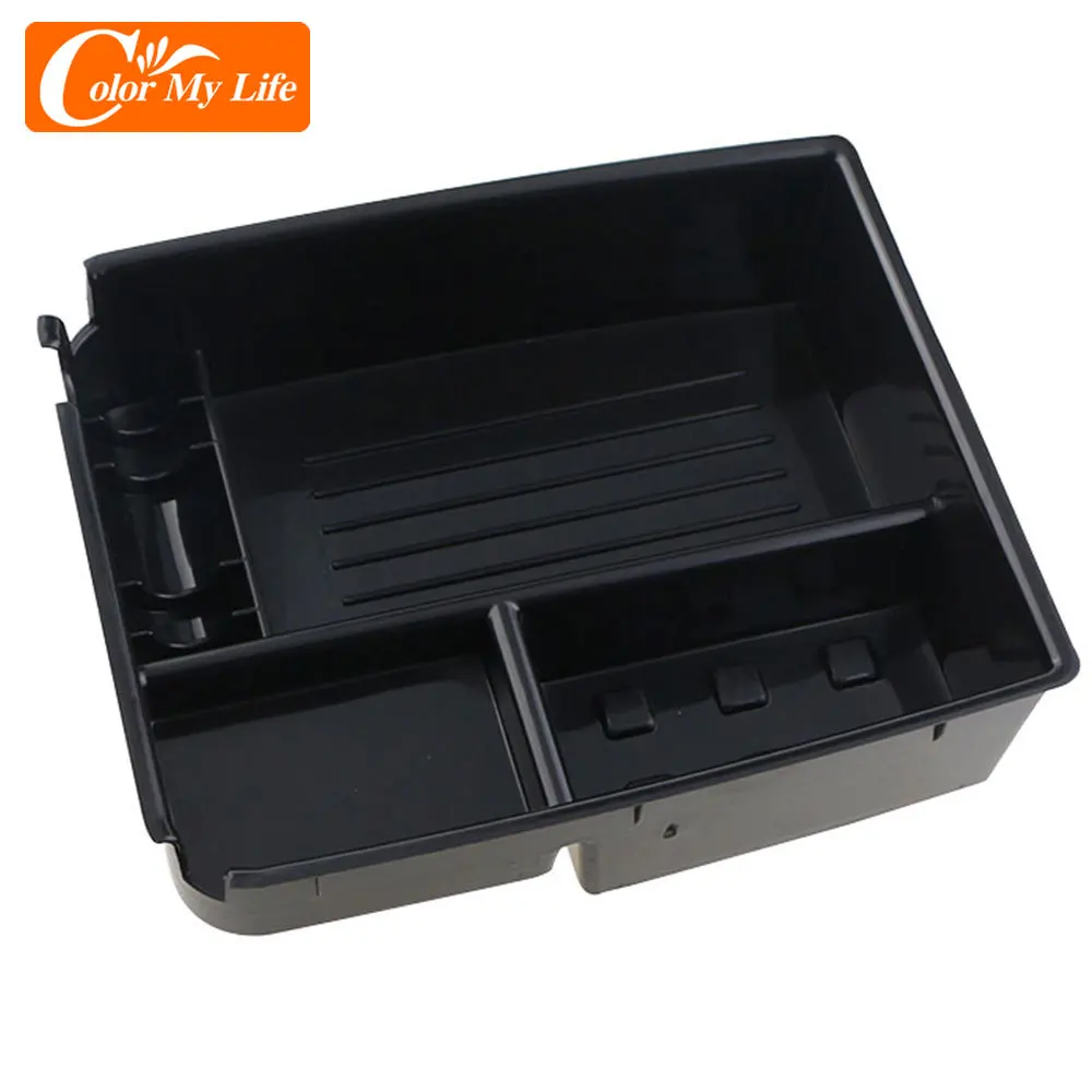 ABS Car Armrest Box Storage Holder Case for Kia Sportage SL 3 R Sportage3 SportageR 2011 - 2015 Accessories