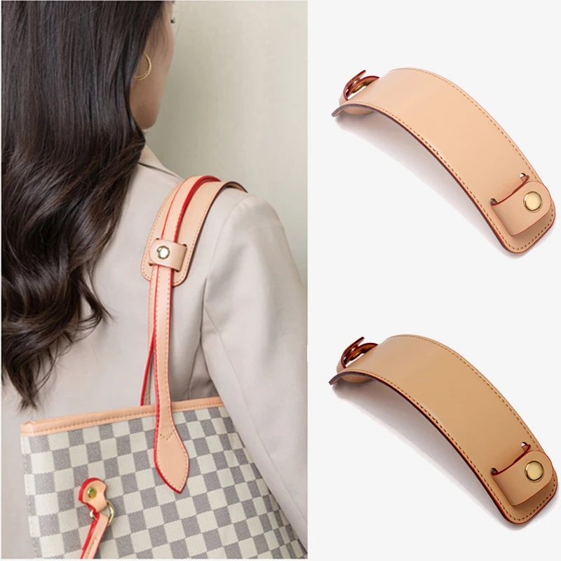 Bag Strap Decompression Shoulder Pad For LV NEVERFULL Leather Shoulder Rest Bag Handle Fixing Clip Anti-slip Bag Accessories