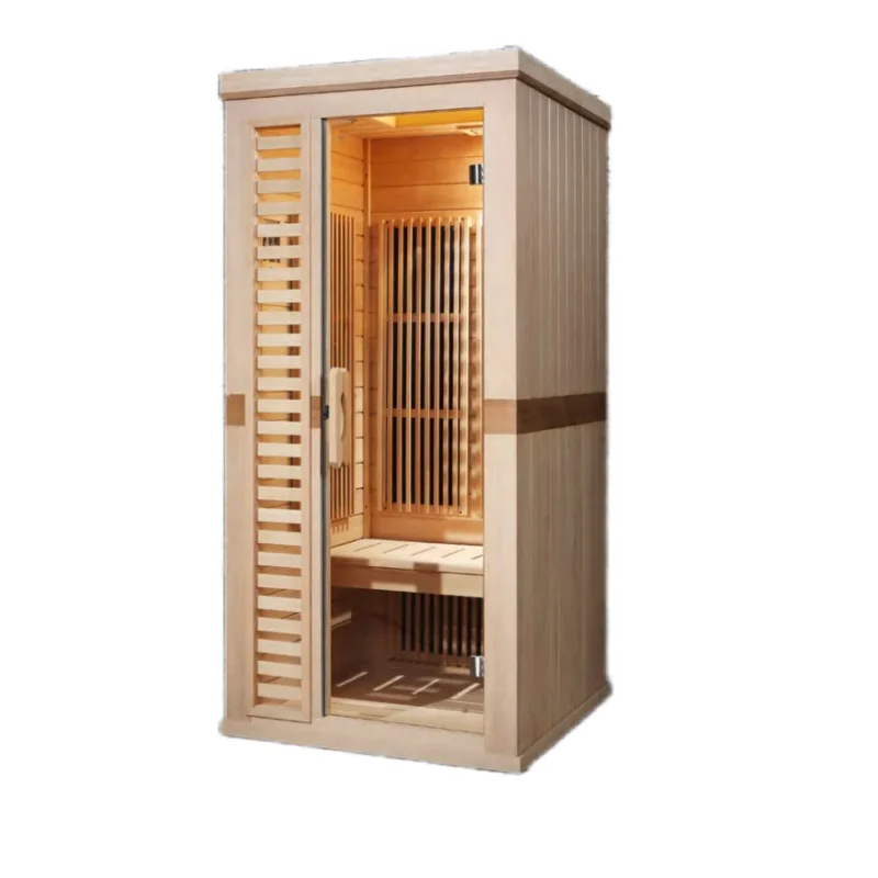 DUTRIEUX2 persona jardín esquina vapor grande alta gama lujo exterior Sauna hogar combinación baño ducha vapor madera Sauna habitación