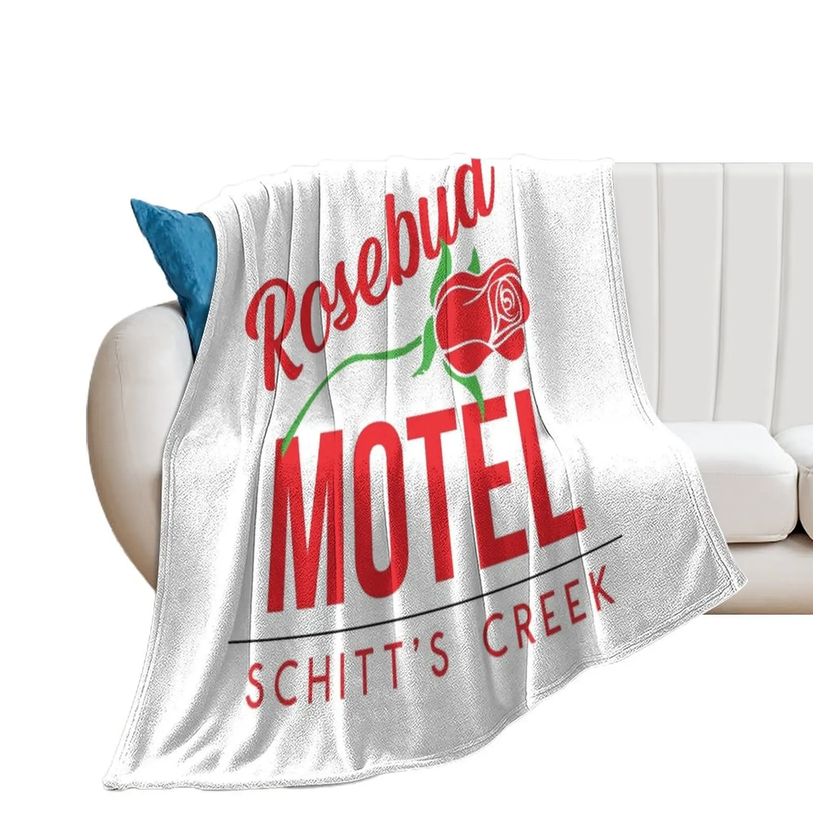 Rosebud Motel Throw Blanket Picnic warm for winter Luxury Thins Blankets