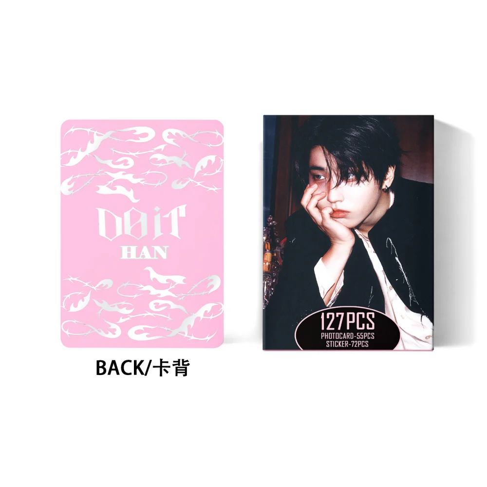 2026 nouveau kpop 127PCSStrayKids DO IT star Han Ji Sung album SK petite carte autocollant photo carte postale LOMO carte cadeau de vacances