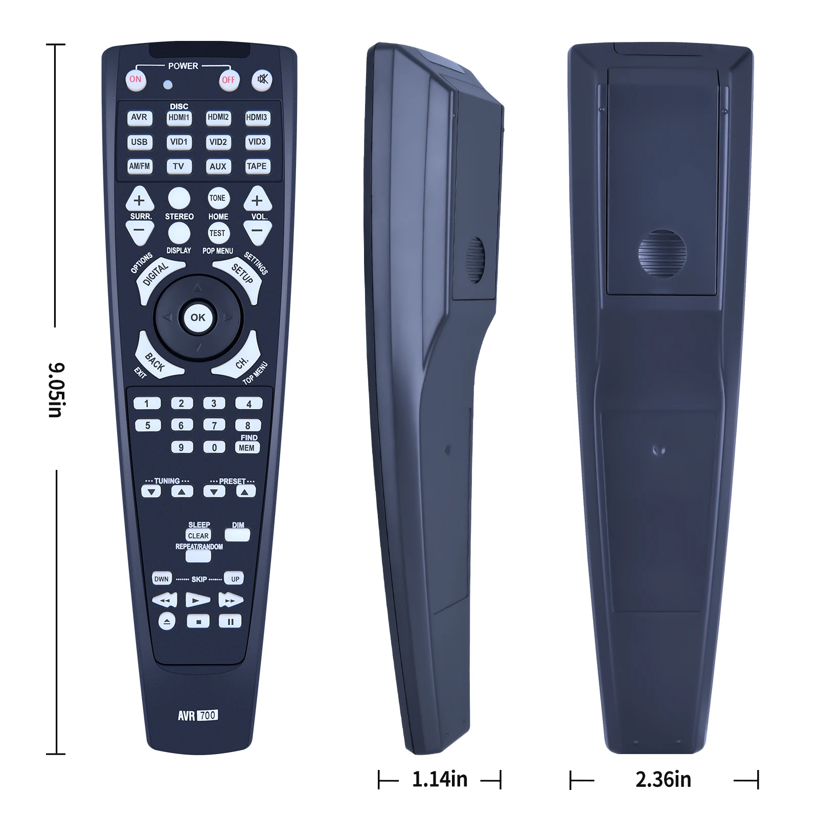 Remote control for Harman Kardon AVR142 AVR142230 AVR155 AVR156 AVR700 AVR70C AVR134 AVR225 Sound Stereo AV Receiver