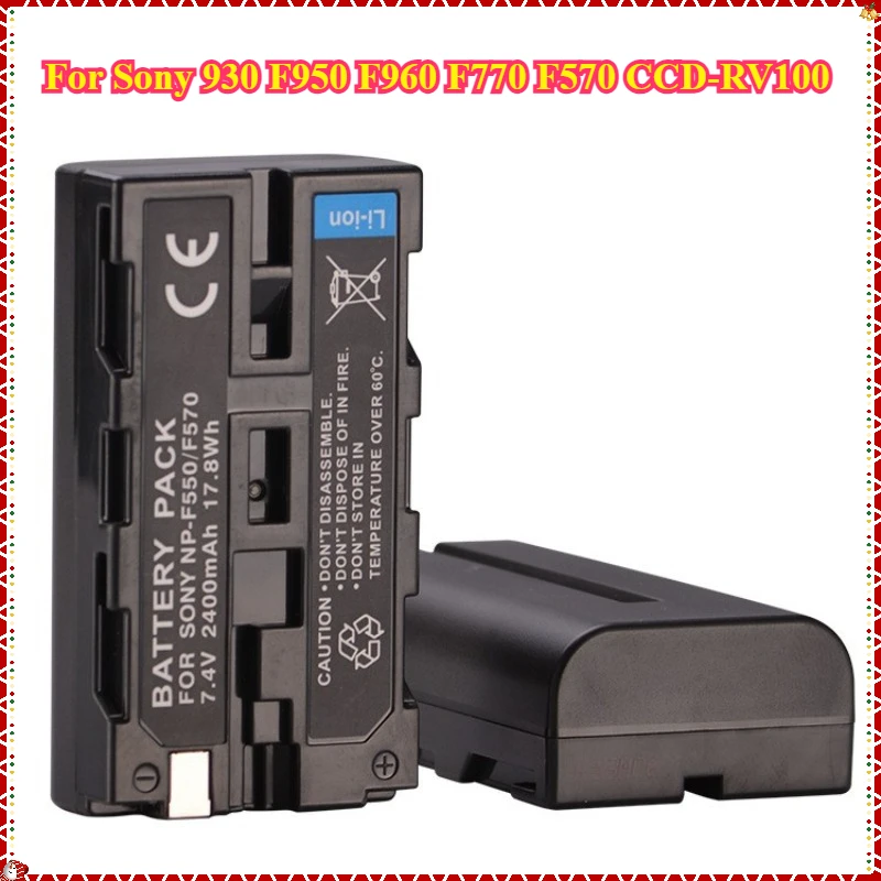 NP-F970 NPF970 Battery For Sony 930 F950 F960 F770 F570 CCD-RV100 TRV58 DCR-TRV110K RV100 TRV58 DSR-PD1 BC-V615 Battery Charger