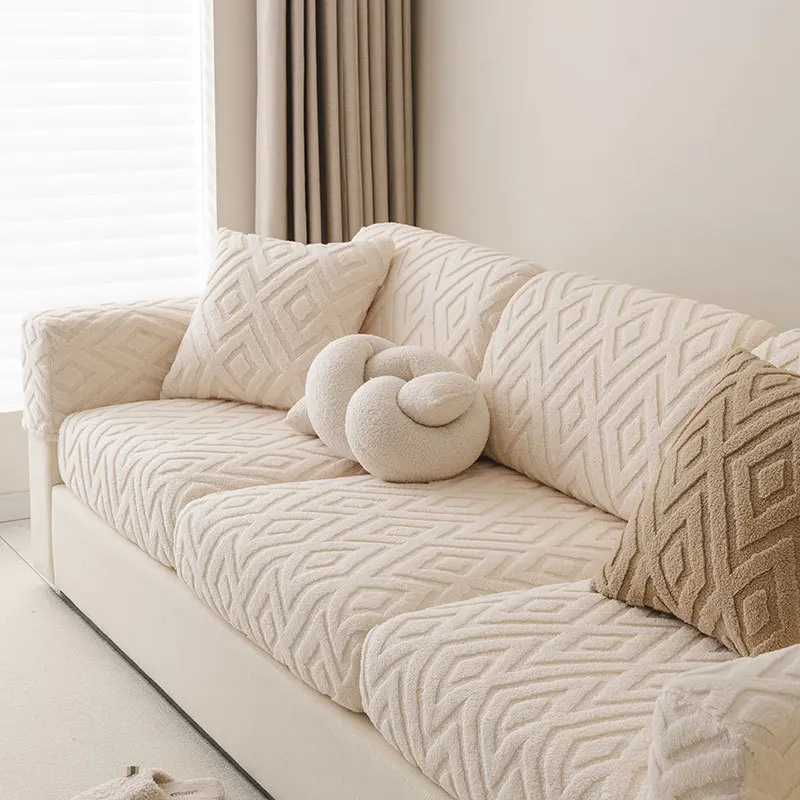 دائم 2026 شتاء دافئ أفخم كرسي غطاء أريكة العالمي التغطية الكاملة غطاء الأريكة كل موسم القط برهان مقعد حامي #6